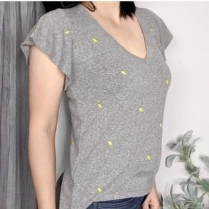 T.la Anthro Lemon Embroidered T 🍋🍋🍋